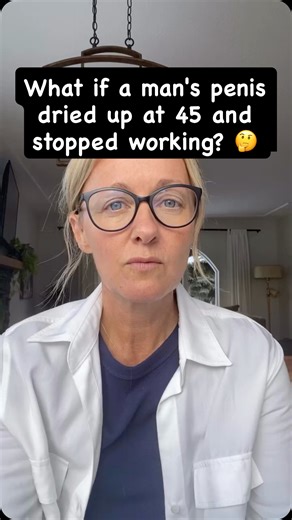 Karen Martel Hormone Specialist on Instagram: "Could you imagine if GSM happened to men? If at 45 a man walked into his doctor’s office and said: “My penis has shriveled. The skin is thin. I have no libido. Sex causes micro-tears. It burns. It itches. I keep getting UTIs.” Do you think he’d be told: “Totally normal. It’s aging. Have a glass of wine and use some lube.” Or would he be handed a prescription on the spot… fully covered… no questions asked? We already know the answer. 🔹 Around 50% of
