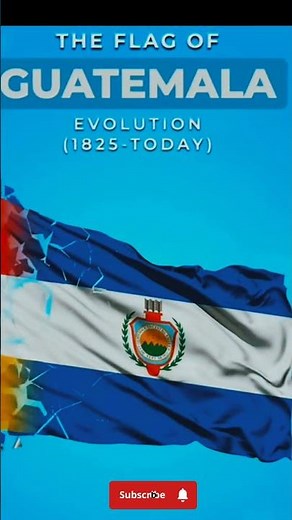 Guatemala Flag Evolution from 1825- today