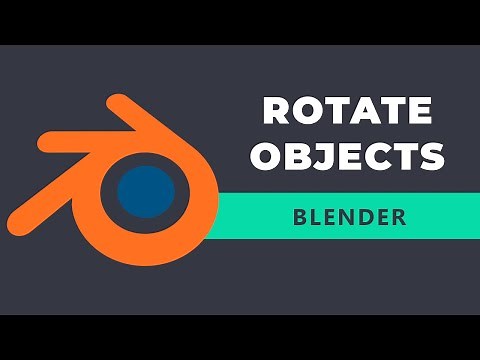 How to rotate objects in Blender | Blender 4.0 Tutorial