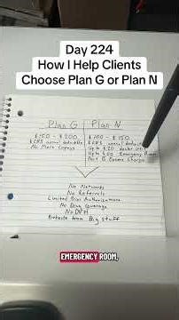 Plan G vs Plan N #medicare