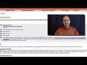 Metadata MOOC 2-8: Dublin Core Communities
