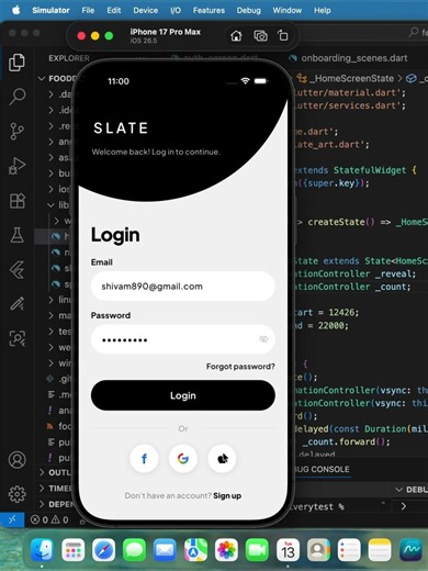This Login & Sign Up Design is Pure PERFECTION 😍 #flutter #appdevelopment