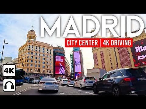 MADRID, Spain 🇪🇸 The Ultimate City Drive | 4K Driving Tour