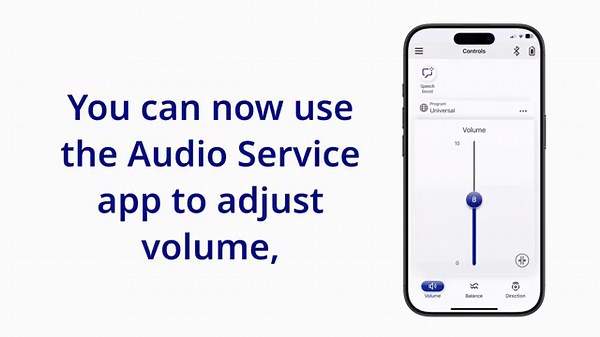 How to pair with the Audio Service app using the Bluetooth option