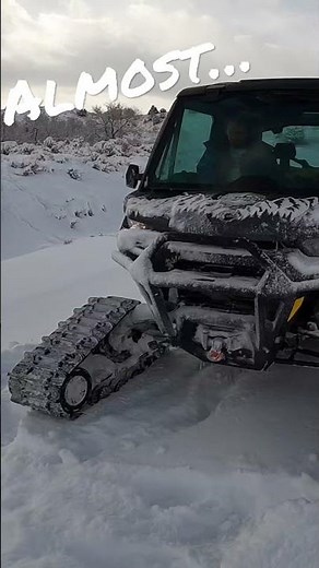 Can Am Defender Max Limited - Camso Track System FIRST SNOW! #short