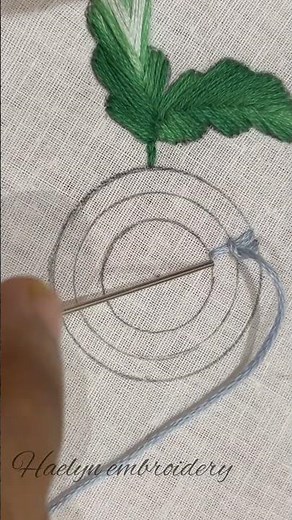 Stunning Flower Embroidery Pattern | Easy Hand Embroidery Tutorial for Beginners #embroidery #diy
