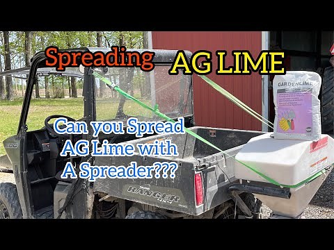 CAN YOU SPREAD AG LIME WITH A SPREADER???
