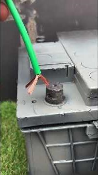 How to secure a cable without a terminal #DIY