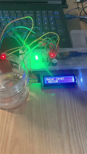 Water level sensor #shortvideo #arduino #arduinoproject