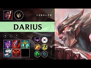 Darius Jungle vs Lee Sin - KR Master Patch 25.24