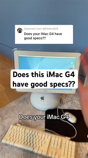 Does my iMac G4 have good specs?? #pc #techfacts #techtok
