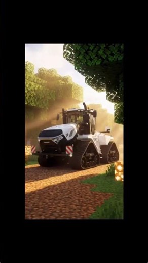Minecraft Realistic Tractor 😍🔥 | Ultimate Farming Cinematic Scene