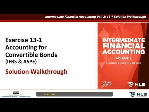 Accounting for Convertible Bonds Under IFRS and ASPE