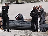 Will Smith, Martin Lawrence and Eric Dane film 'Bad Boys 4' scene out in Miami