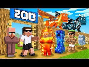 i Opened a Elemental Mob Zoo in Minecraft..