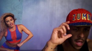 Watch Zumba Dance Workout Wide Jacquard Waistband Leggings on Amazon Live