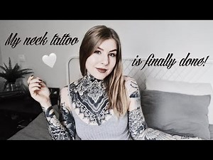 MY NECK TATTOO IS DONE
