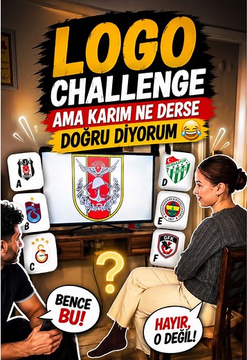 Logo challenge: Karım ne derse doğru diyorum (Eğlenceli çift oyunu)