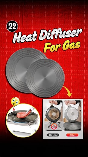 heat diffuser for gas stove simmer ring plate induction converter #kitchengadgets #gadgets