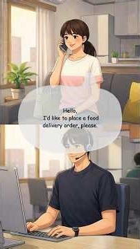 Food Delivery English Conversation | Order Takeaway Food Naturally