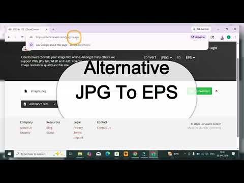 Convert JPG File To EPS File | Top 4 JPG File To EPS File Converter Tool Online Free