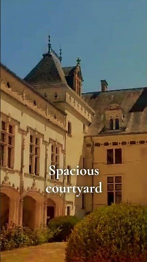 the inside of a 16th-century French castle!!
