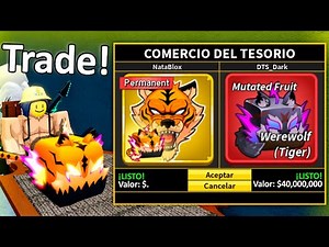 THIS is what they're giving for the NEW TIGER FRUIT from BLOX FRUITS