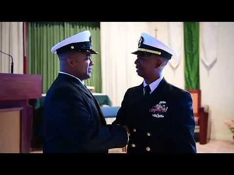 CWO2 Cannon Commissioning Ceremony