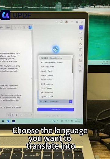 Translate any PDF in seconds with UPDF AI.