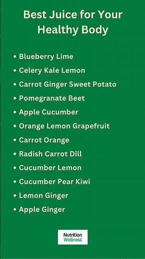Best Juice for Your Healthy Body