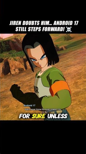Jiren Doubts Him… Android 17 Still Steps Forward! 🤯 #crashout #jiren #sparkingzero #dragonballz #dbz