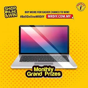 16K views · 34 reactions | ("LIMITED TIME ONLY" FREE SHIPPING for MR.DIY ONLINE Purchase): https://www.mrdiy.com.my/ [ Shop Online & Win Contest ] Are you craving to get Apple products like: MacBook Pro? Your chance is here! Isn’t it great when you can win great prizes while you’re shopping! *Terms and conditions applied #mrdiy #alwayslowprices #BeliOnlineMRDIY #shoponlineandwincontest | MR DIY | Facebook