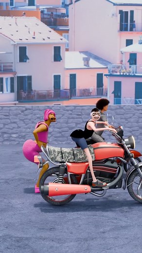 Oh no my motorcycle #motorcycle #funnyanimation #comedy #lucu #memes #shorts #cartoon | AR Gaming