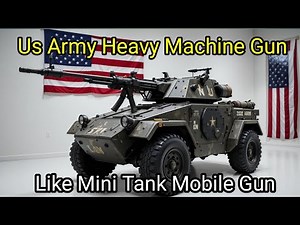 2026 FN MAG on 4-Wheeled Mini Tank | US Army Heavy Machine Gun in Action✨🇺🇸!