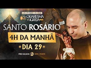 Santo Rosário | 29° Dia | Quaresma 2026 | 23/03 | 03:40 | Live Ao vivo