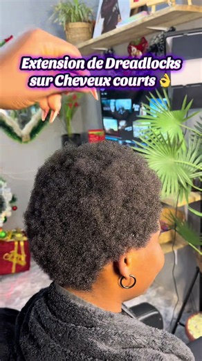 Extension de Dreadlocks sur Cheveux Courts