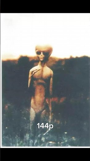 Alien Images: 144p vs. 4K Quality Glow Up! 👽