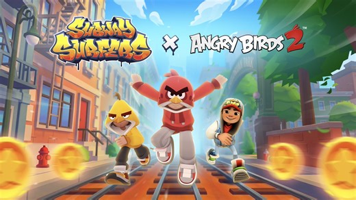 Get ready for a legendary crossover…Angry Birds 2 arrives in Subway Surfers, on the hunt for EGGS! 💥Unlock the iconic Angry Birds: Red and Chuck together with the Bombastic Board. Bring the chaos to the tracks and collect all the eggs! 😈This collaboration runs from May 11th to May 31st.#subwaysurfers #angrybirds