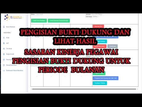 Pengisian Bukti Dukung SKP Bulanan