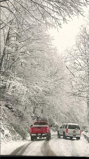 Snow In The Appalachian Mountains! #snow #nature #appalachia