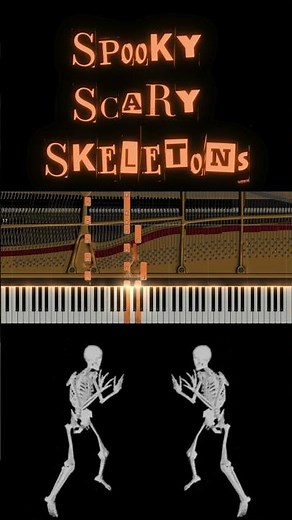 Learn Spooky Scary Skeletons! 🎹 💀 | Easy Play-Along