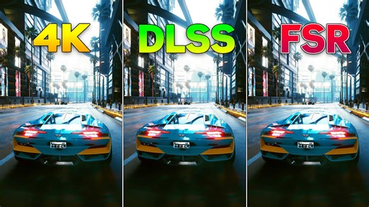 Cyberpunk 2077: FSR 2.1 vs DLSS vs Native 4K