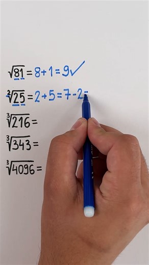 Beamish | Easy way to solve roots without a calculator 🔢 #easy #roots #maths | Instagram