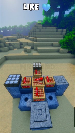 I Tested TNT 🤯 with a Daylight Detector #minecrafttnttrap