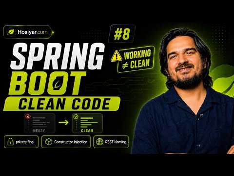Spring Boot Mastery #8: Refactor CRUD Project | Encapsulation | Clean Code, Injection & REST Naming