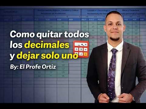 Como quitar todos los decimales y dejar solo uno