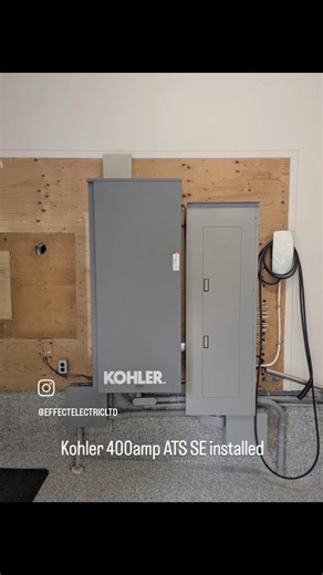 Kohler 400amp ATS SE installed with 26kw RCA