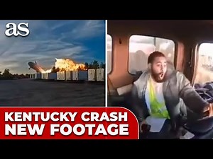 UPS AIRCRAFT EXPLOSION in KENTUCKY caught in NEWLY RELEASED FOOTAGE