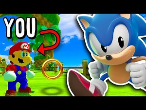 Sonic Generations, but you are Super Mario 64 Mario?!