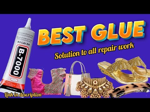B7000 glue tips and tricks |How to use b7000 or b6000 glue | Aari work glue ,jewellery making glue